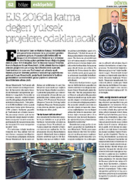 DUnaya Newspaper, Eskisehir Special Edition 2015